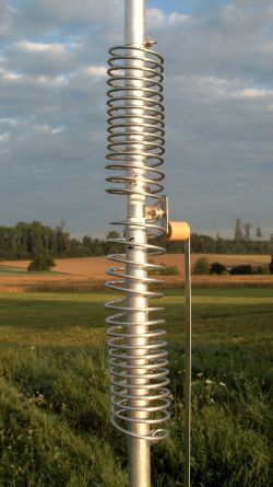 Verlängerungsspule einer Groundplane Antenne