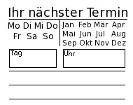 Terminzettel