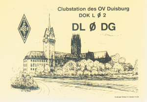 QSL-Karte der Clubstation DL0DG