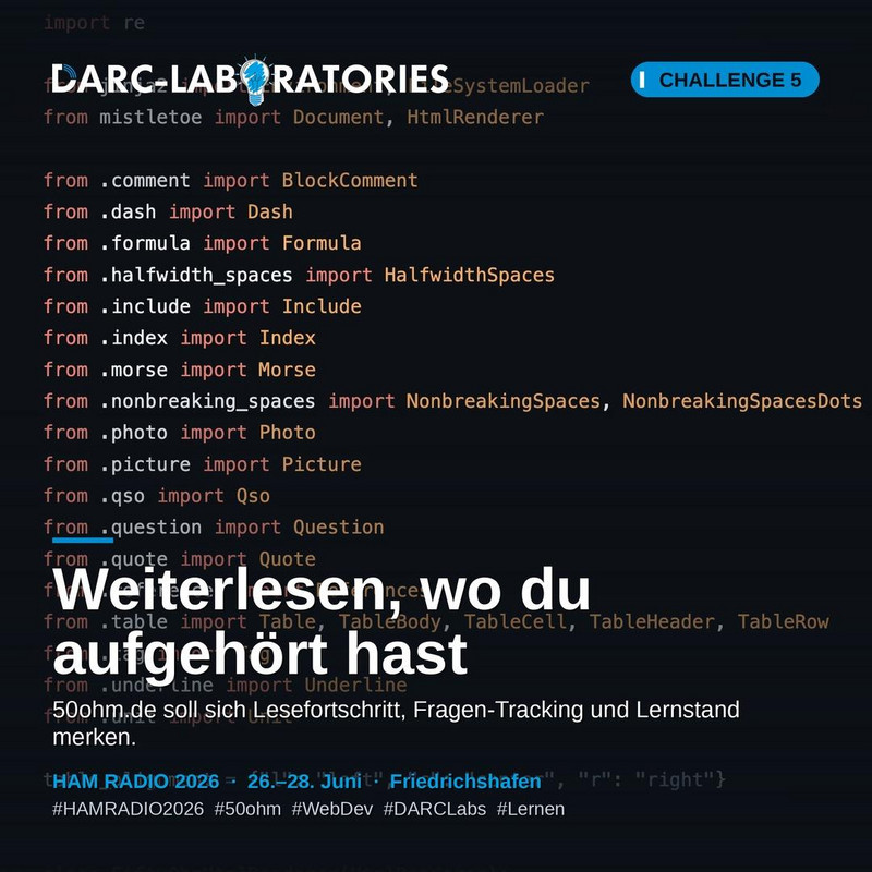 Quellcode des 50ohm.de-Renderers auf dunklem Hintergrund