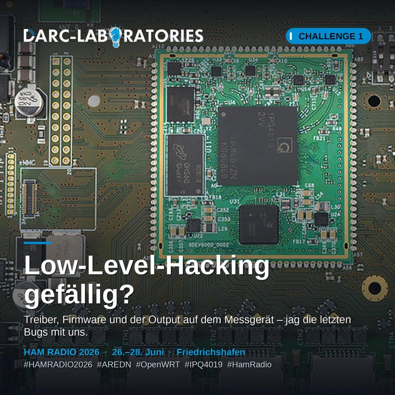 Nahaufnahme des Habanero-DVK-Moduls mit IPQ4019-SoC