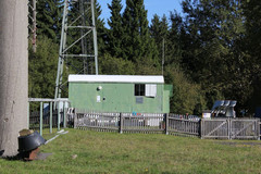 Außenansicht des Funkwagens (von der 'Ziegenwiese' aus)