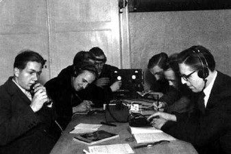 Telegrafietraining in H22 anno 1955