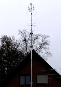 Antennenmast mit Antennen DB0JW