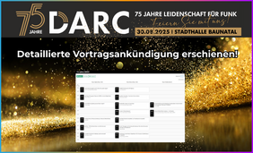 75Jahre DARC Vortragsankündigung