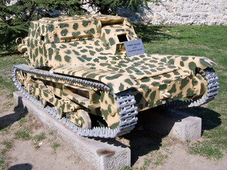 historic Italian tank