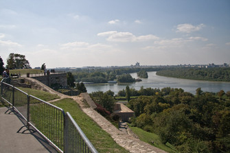 a look from the fortress to the river "Save"