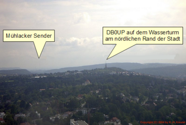 DB0UP auf dem Wassterturm