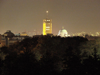 night view from the astronomic observatory