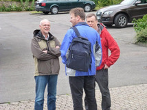 Anweisung an die Wanderer.