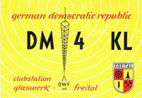 DM4KL - erste Amateurfunkstation in Freital