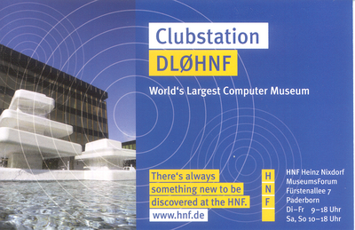 DL0HNF QSL Karte ab 07/2014