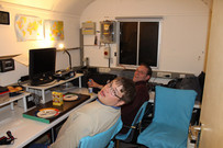 Simeon (DC2KF) und Andreas (DO5KF) haben sich den Feierabend redlich verdient
