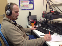 Laurenz (DO1KFL) an der Station von DL600WW