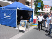 Unser Stand mit Morsetaste