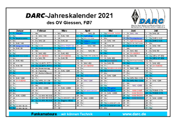 F07 - Übersichtskalender 2021 F07 - Übersichtskalender 2021