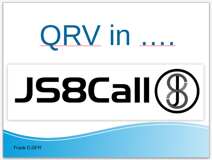 Aufmacherbild JS8Call Aufmacherbild JS8Call