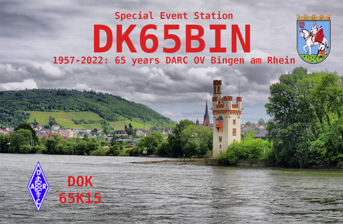 QSL-Karte zur Jubiläumsaktivität QSL-Karte zur Jubiläumsaktivität