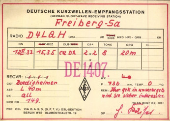Gehörtes QSO von OM Fritz Wirth (Quelle 1)