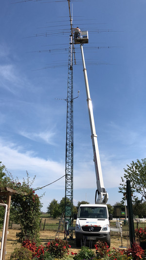 Antennenreparatur bei DK9JI