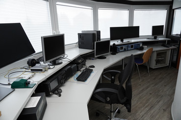 Bild der Clubstation im Amateurfunkzentrum in Baunatal