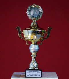 Pokal für 3. Platz bei Distriktmeisterschaft