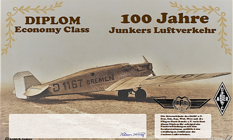 Diplom 100 Jahre Junkers
