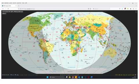 DXCC-Karte online
