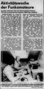 Artikel aus "Das Volk" 09/1983