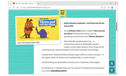 Screenshot Maustag