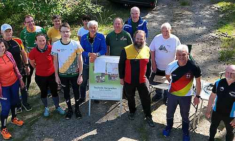 Bild Startergruppe ARDF-Lauf Y in Schadewitz