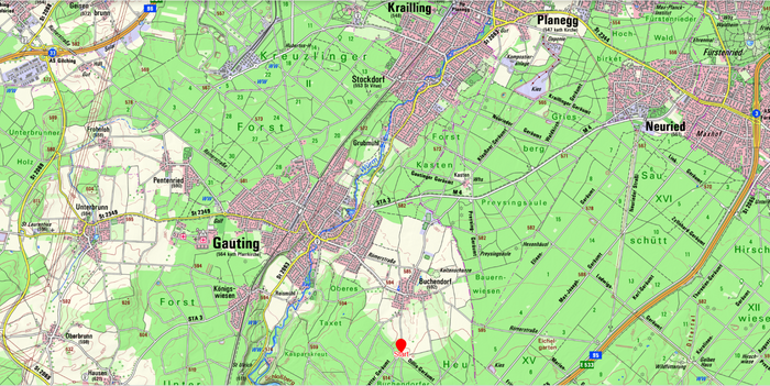 Anfahrt Buchendorf, Wangener Weg, Waldrand