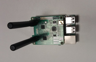 MMDVM-Baugruppe auf Raspberry