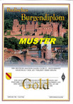 Badisches Burgendiplom GOLD