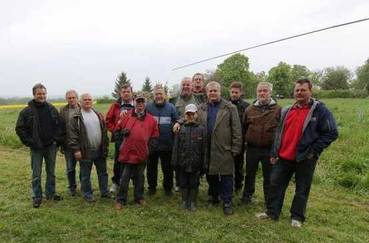 Gruppenbild vom Fieldday 2010 beim OV S36 Eilenburg