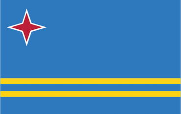 Aruba Flagge von Aruba