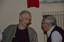 Herbert (97) mit Reinhold beim "Eyeball-QSO"