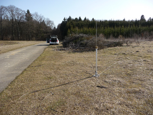 Messantenne an unserer Clubstation Leipheim