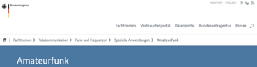 BNetzA-Homepage BNetzA-Homepage