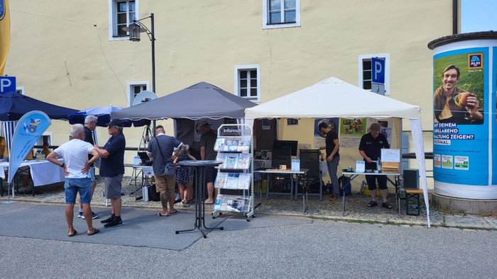 UnserStand bei der 50 Jahr Feier in Oberalteich
