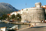 Stadt Korcula mit Festung