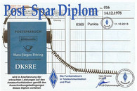 Post Spar Diplom DK8RE