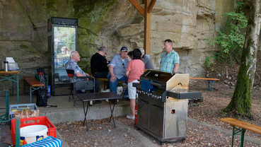 Fachsimpeln am Grill