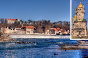 Lechwehr und Mutterturm Lechwehr und Mutterturm