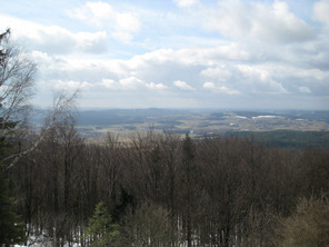 Die Aussicht nach Südwesten