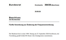 Änderung Frequenzverordnung