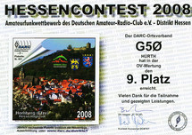 Karte Hessencontest 2008