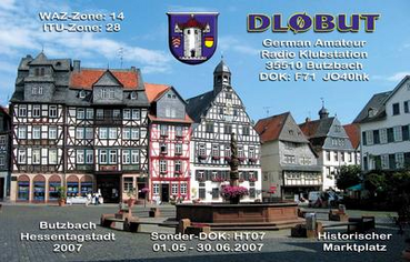 QSL-Karte der Klubstation DL0BUT