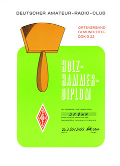 Holzhammer-Diplom DK0WR
