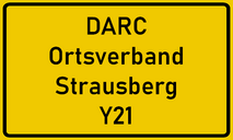 Bild Ortstafel Strausberg